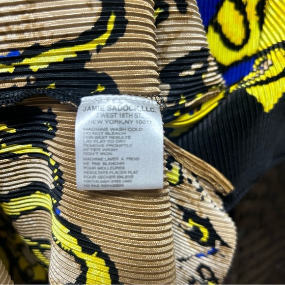 Jamie Sadock colorful mini pleated top size large colorful - Picture 5 of 7